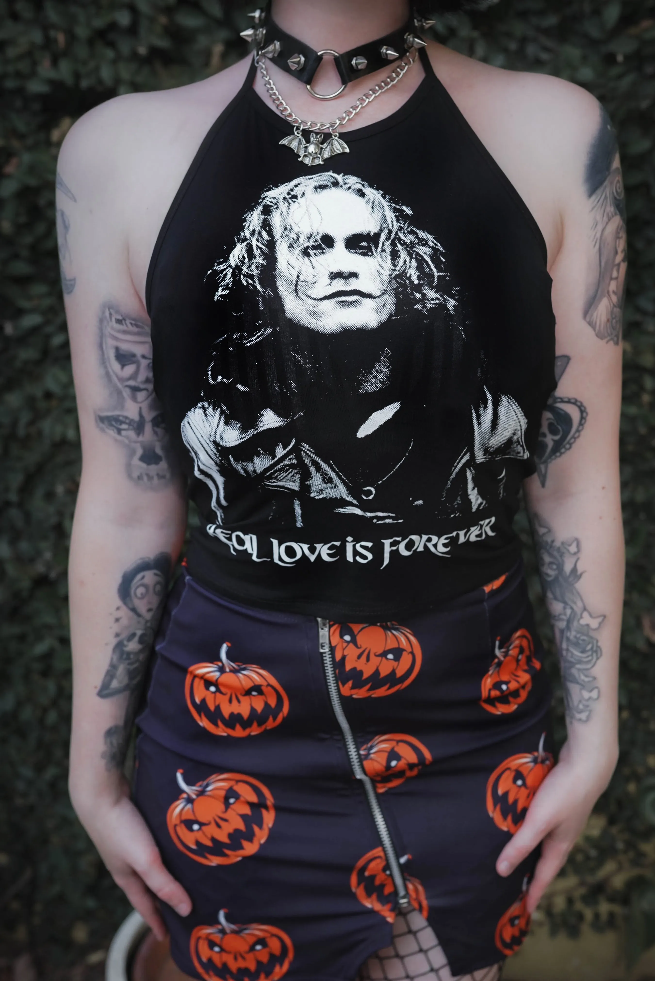 The Crow Halter Top