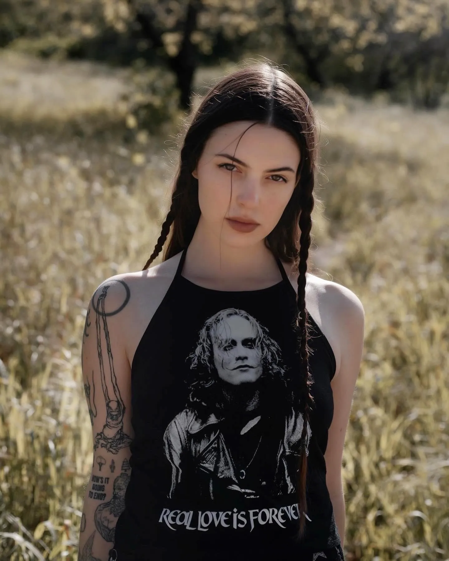 The Crow Halter Top
