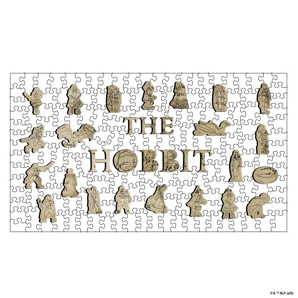 The Great Map of Middle-earth - Wooden Jigsaw Puzzle