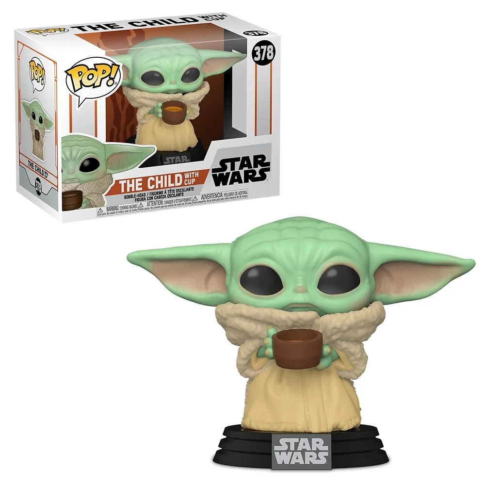 The Mandalorian The Child with Cup Pop! Vinyl Figure (#378)
