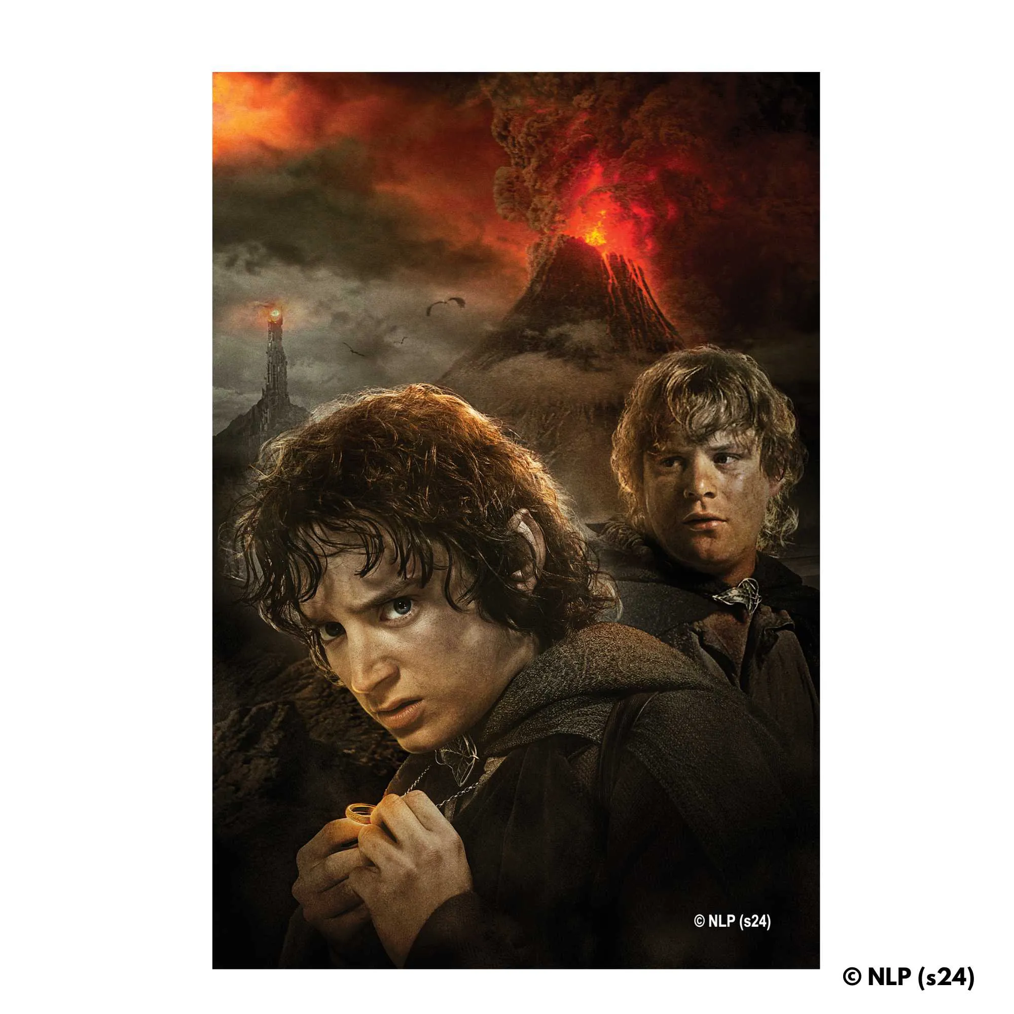 The Mount Doom Quest - Wooden Jigsaw Puzzle