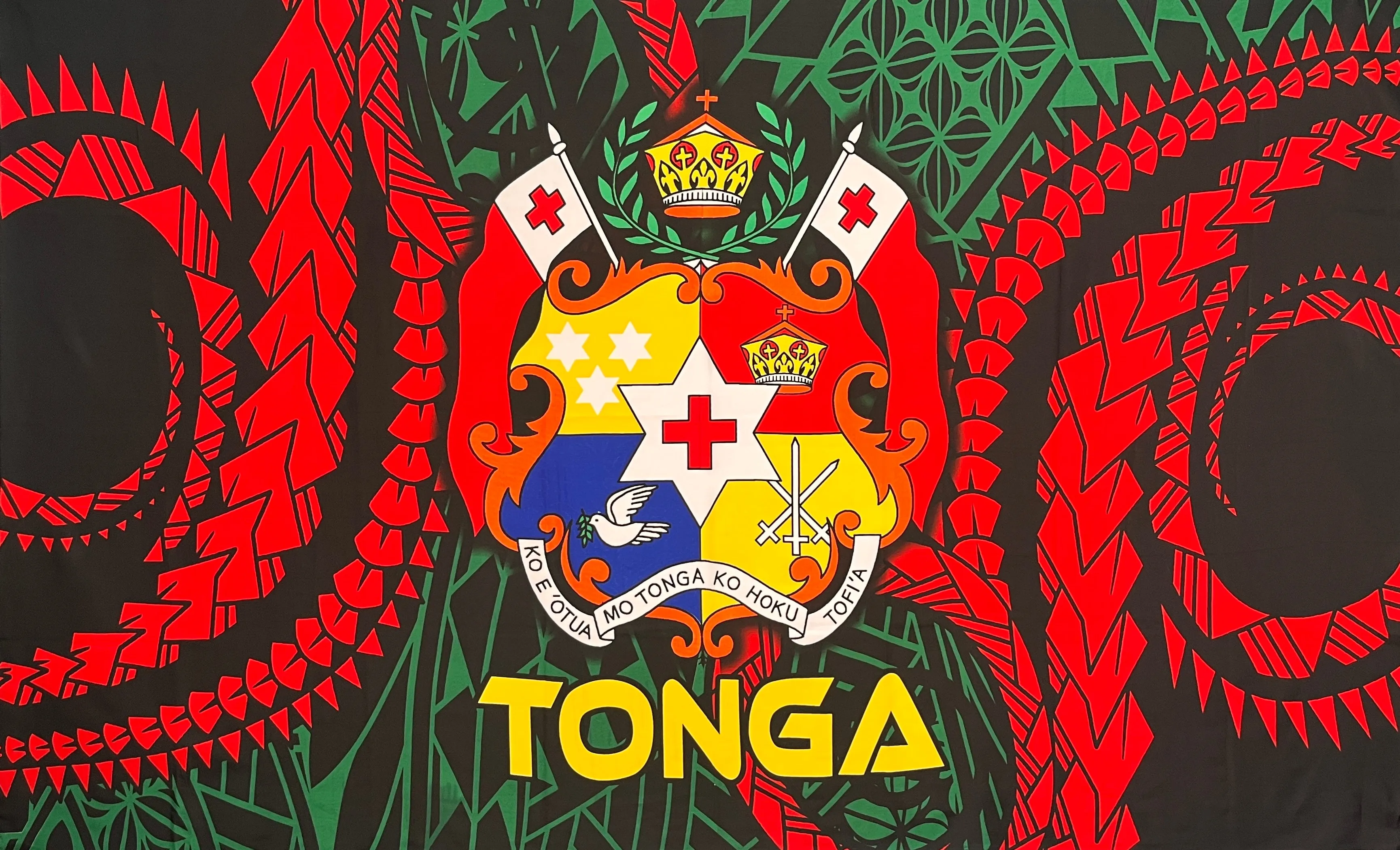 Traditional Tattoo Kingdom of Tonga Seal Sarong