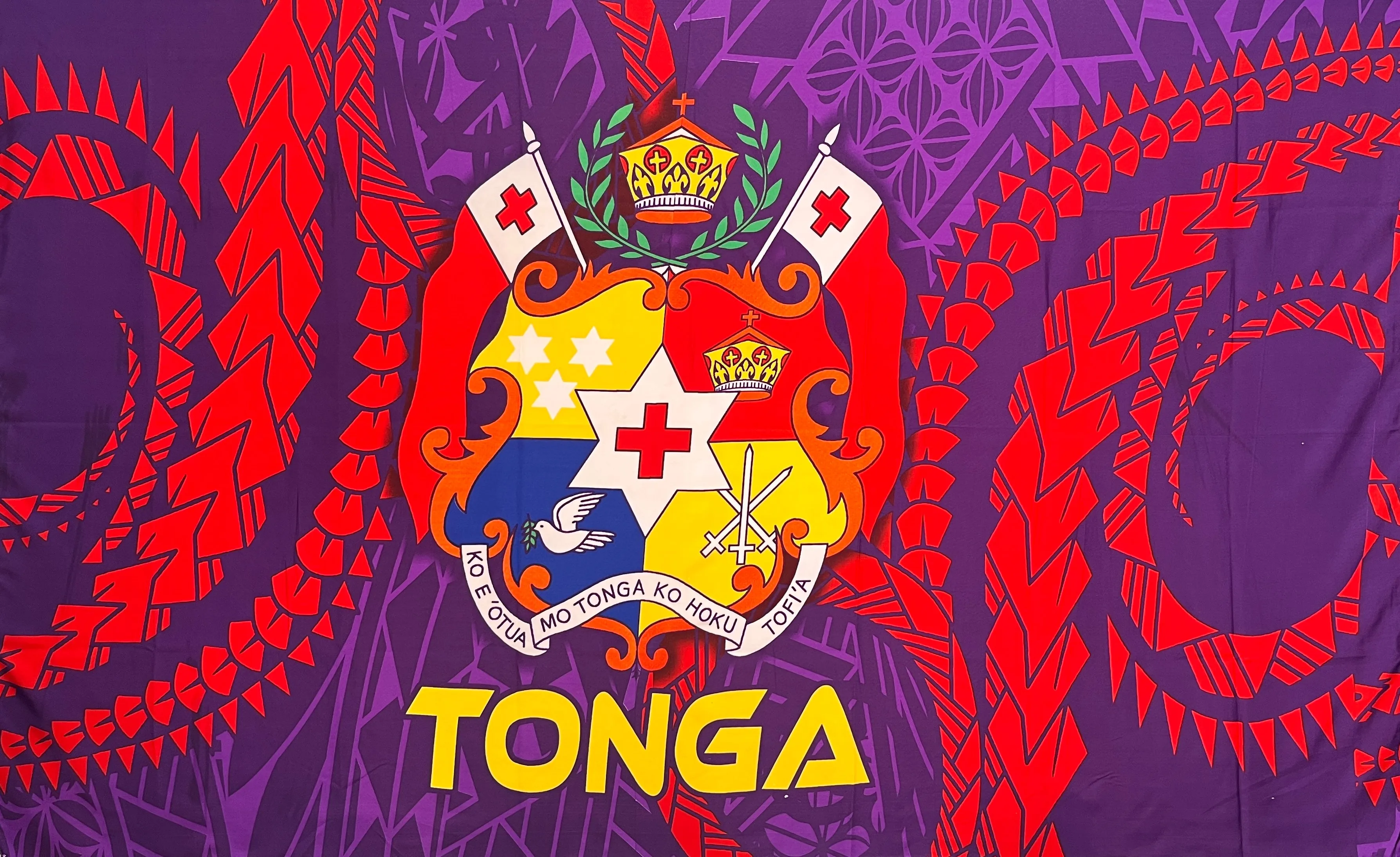 Traditional Tattoo Kingdom of Tonga Seal Sarong