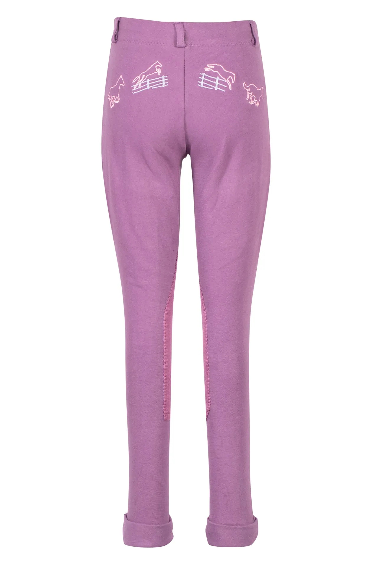 TuffRider Children's Cotton Embroidered Pull-On Jodhpurs