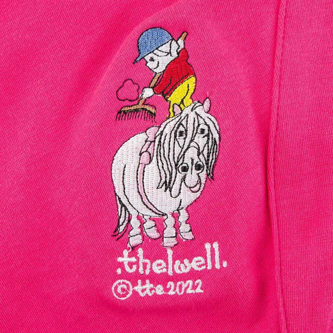 TuffRider Children's Thelwell Sweep Embroidered Pull-On Knee Patch Jods