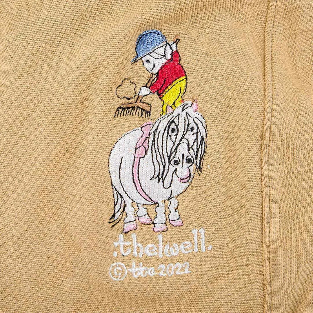 TuffRider Children's Thelwell Sweep Embroidered Pull-On Knee Patch Jods
