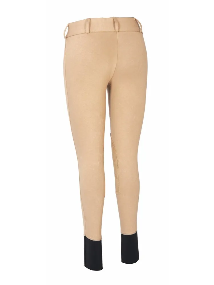 TuffRider Ladies Cotton Lowrise Wide Waistband Breeches (Long)