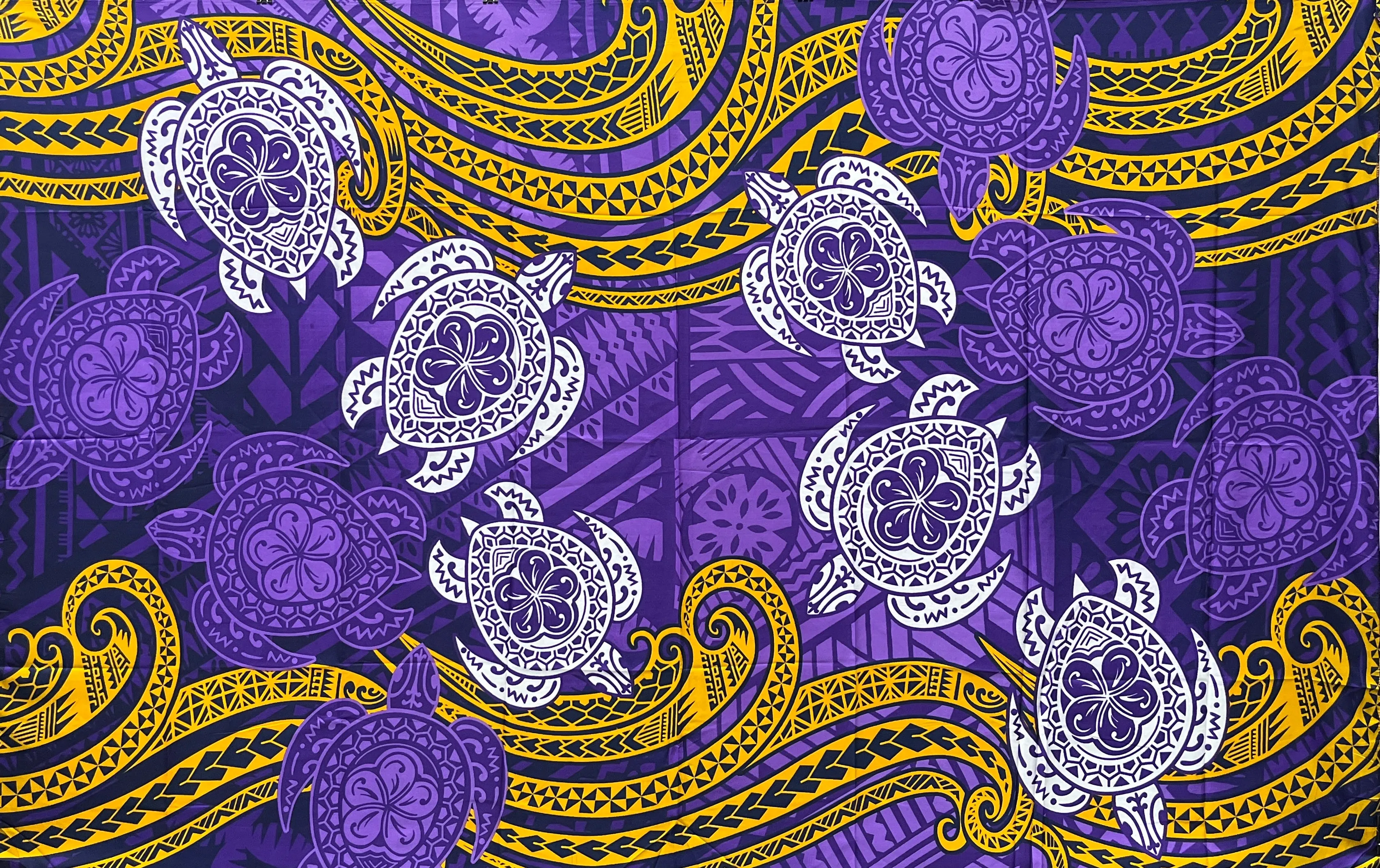 Turtles Traditional Tattoo Sarong